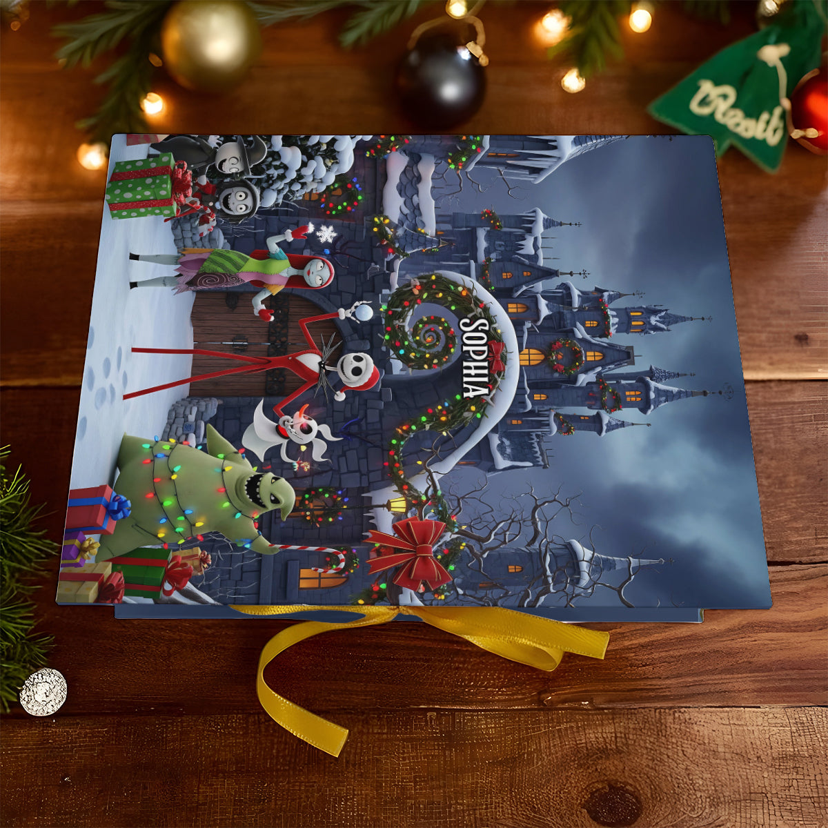 Nightmare - Personalized Nightmare Folded Advent Calendar With Ornaments