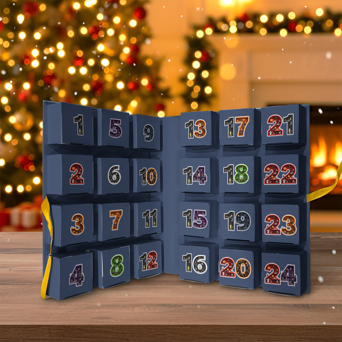 Nightmare - Personalized Nightmare Folded Advent Calendar With Ornaments