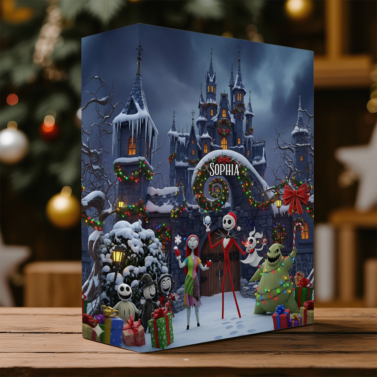 Nightmare - Personalized Nightmare Folded Advent Calendar With Ornaments