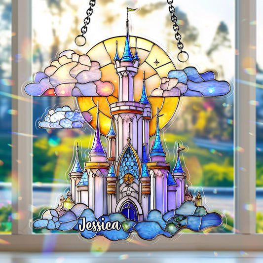 Magical Moments - Personalized Mouse Window Hanging Suncatcher Ornament