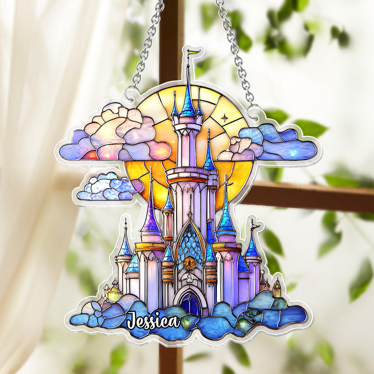 Magical Moments - Personalized Mouse Window Hanging Suncatcher Ornament
