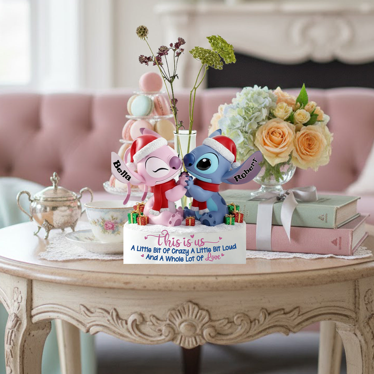 This Is Us - Personalized Ohana Custom Shape Acrylic Flower Vase