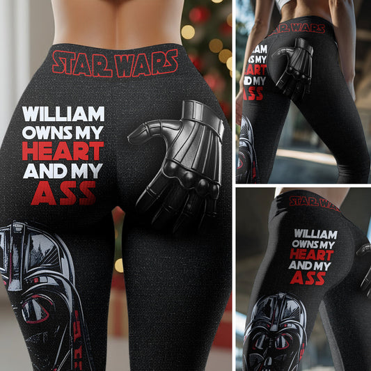 Owns My Heart - Personalized The Force Leggings