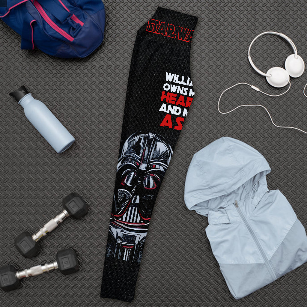Owns My Heart - Personalized The Force Leggings