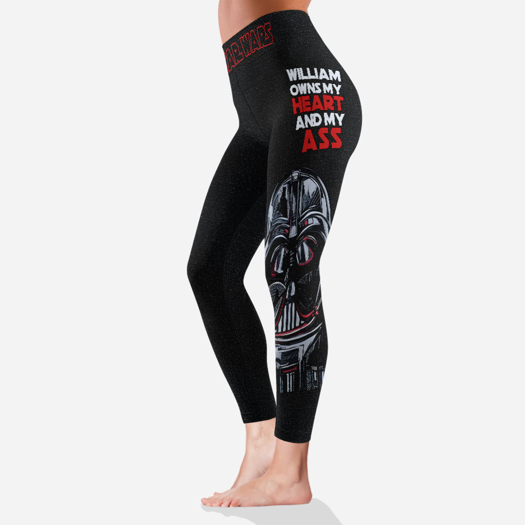 Owns My Heart - Personalized The Force Leggings