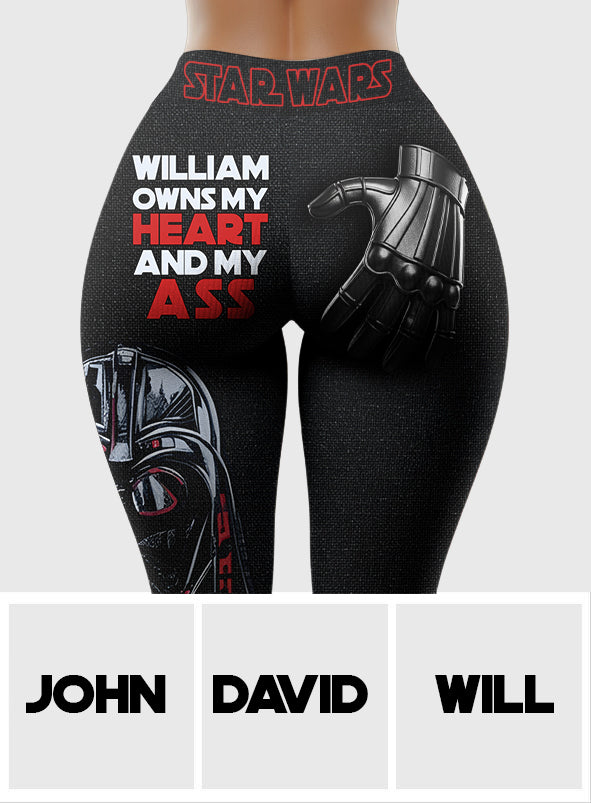 Owns My Heart - Personalized The Force Leggings