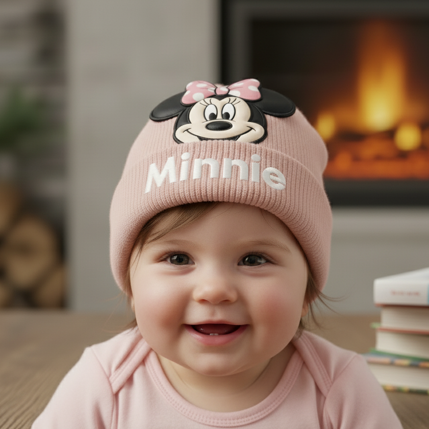 Magical Friends - Personalized Mouse Beanie Hat With Patches