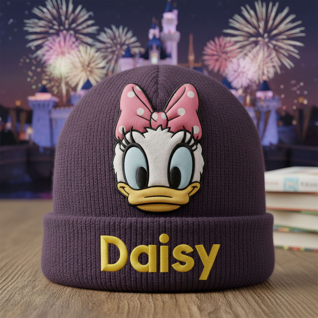 Magical Friends - Personalized Mouse Beanie Hat With Patches