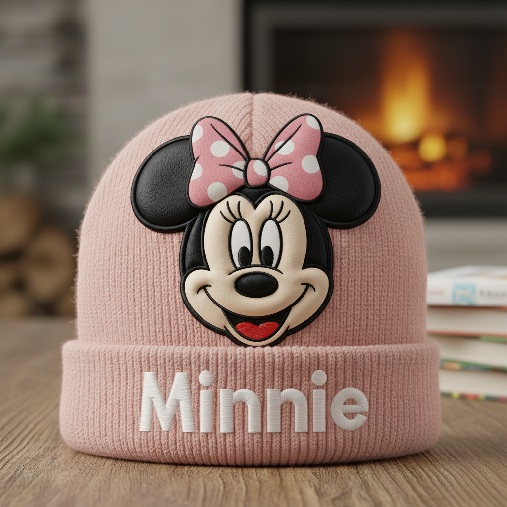 Magical Friends - Personalized Mouse Beanie Hat With Patches