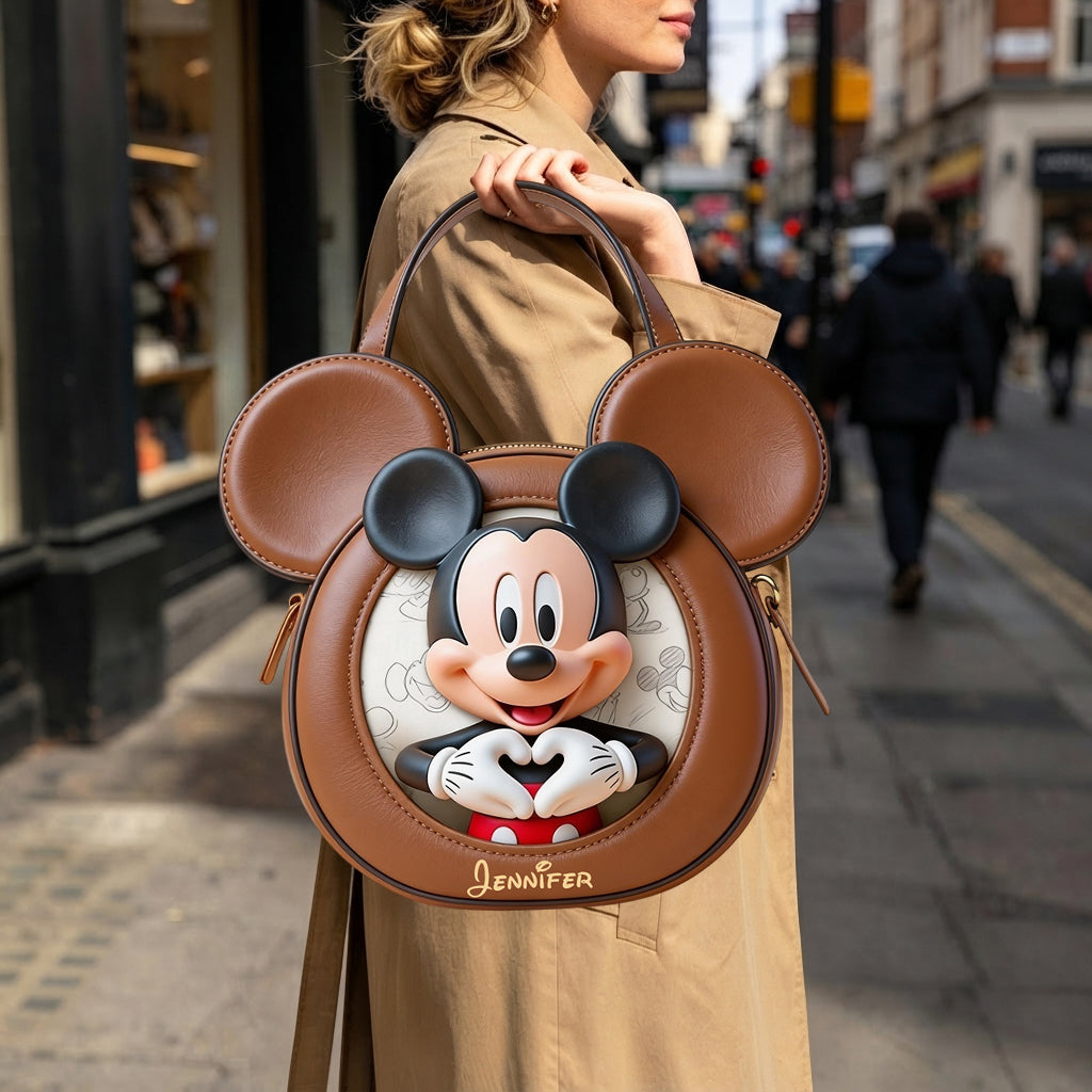 Magical Friend Accessory - Personalized Mouse Custom Shape Tote Bag
