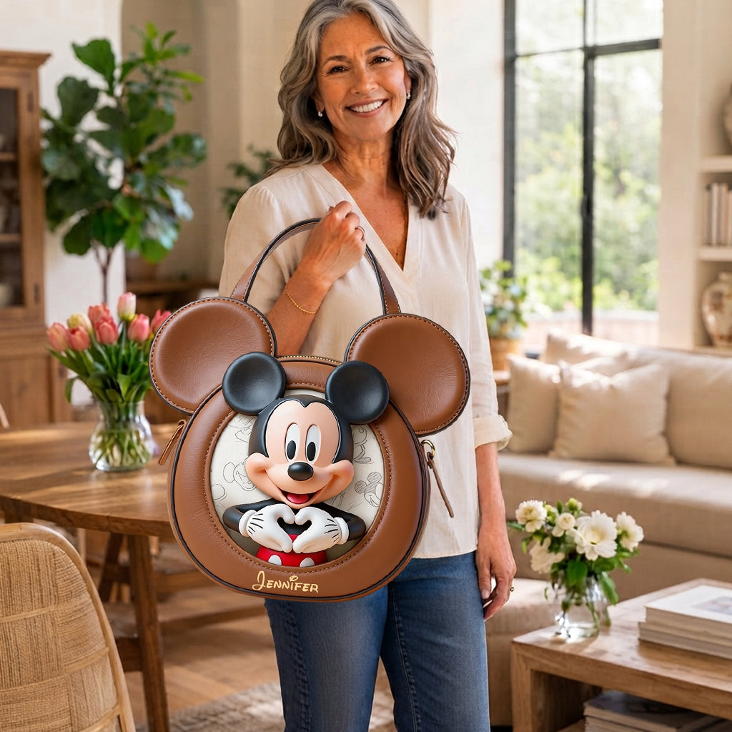 Magical Friend Accessory - Personalized Mouse Custom Shape Tote Bag