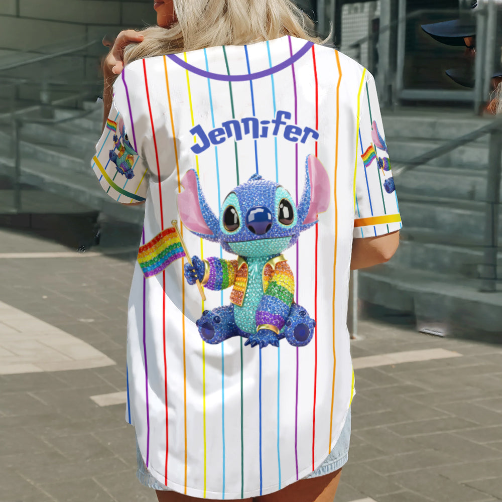 LGBT Pride - Personalized Ohana Baseball Jersey