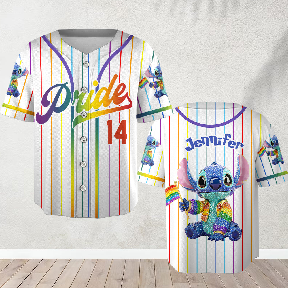 LGBT Pride - Personalized Ohana Baseball Jersey