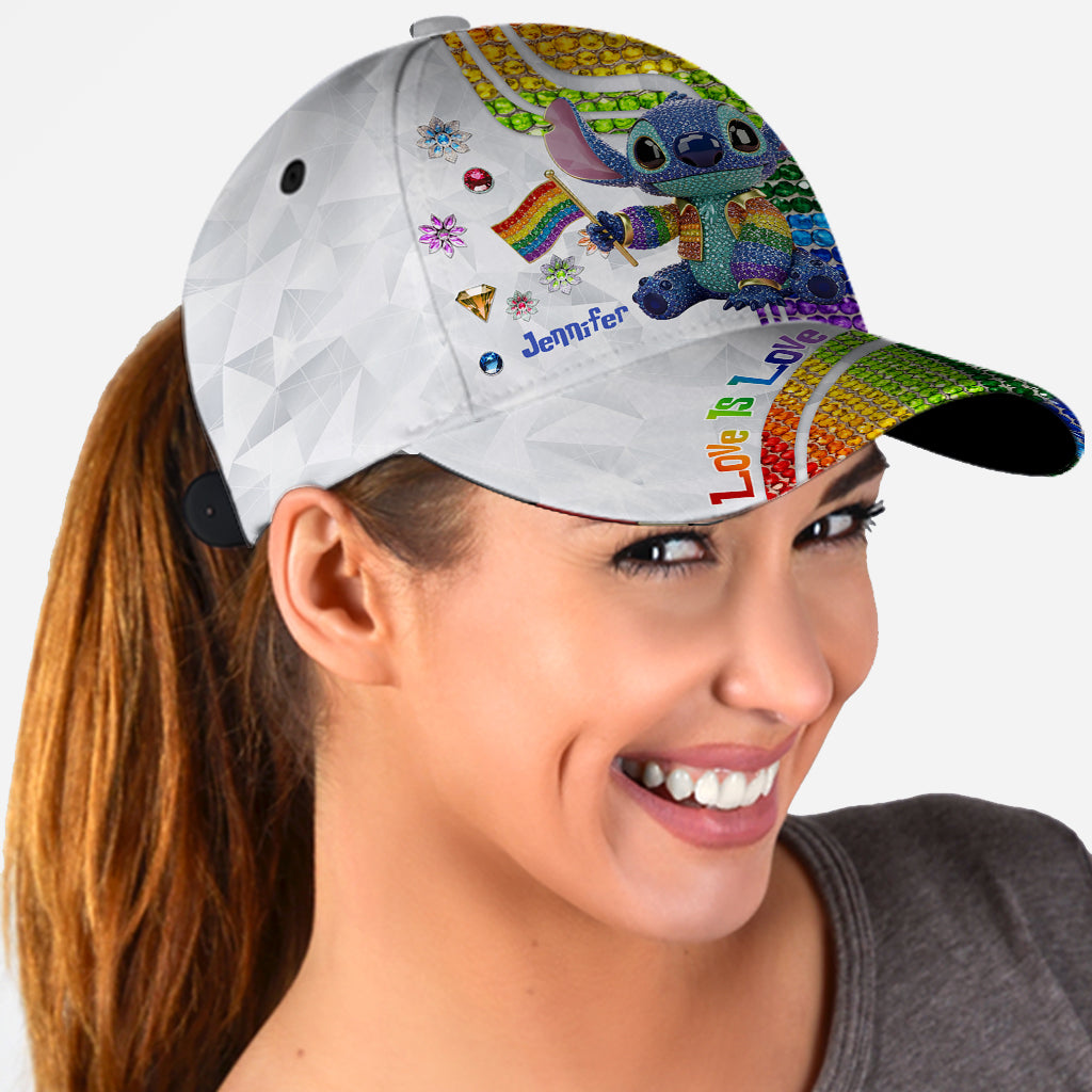 LGBT Flag - Personalized Ohana Classic Cap