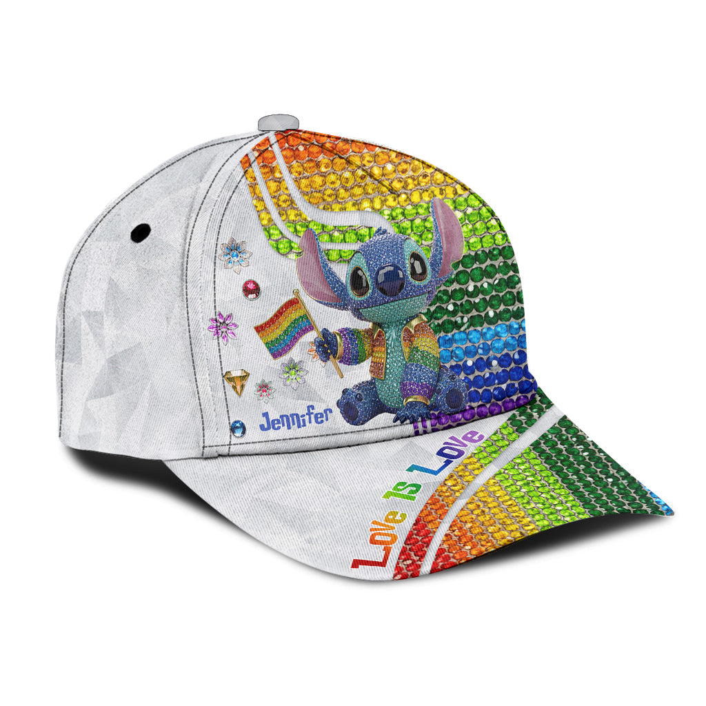 LGBT Flag - Personalized Ohana Classic Cap