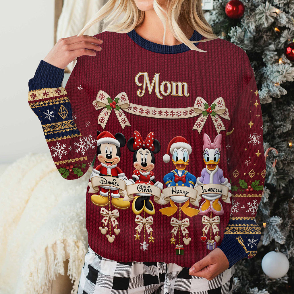 Magical Christmas - Personalized Mouse Ugly Sweater