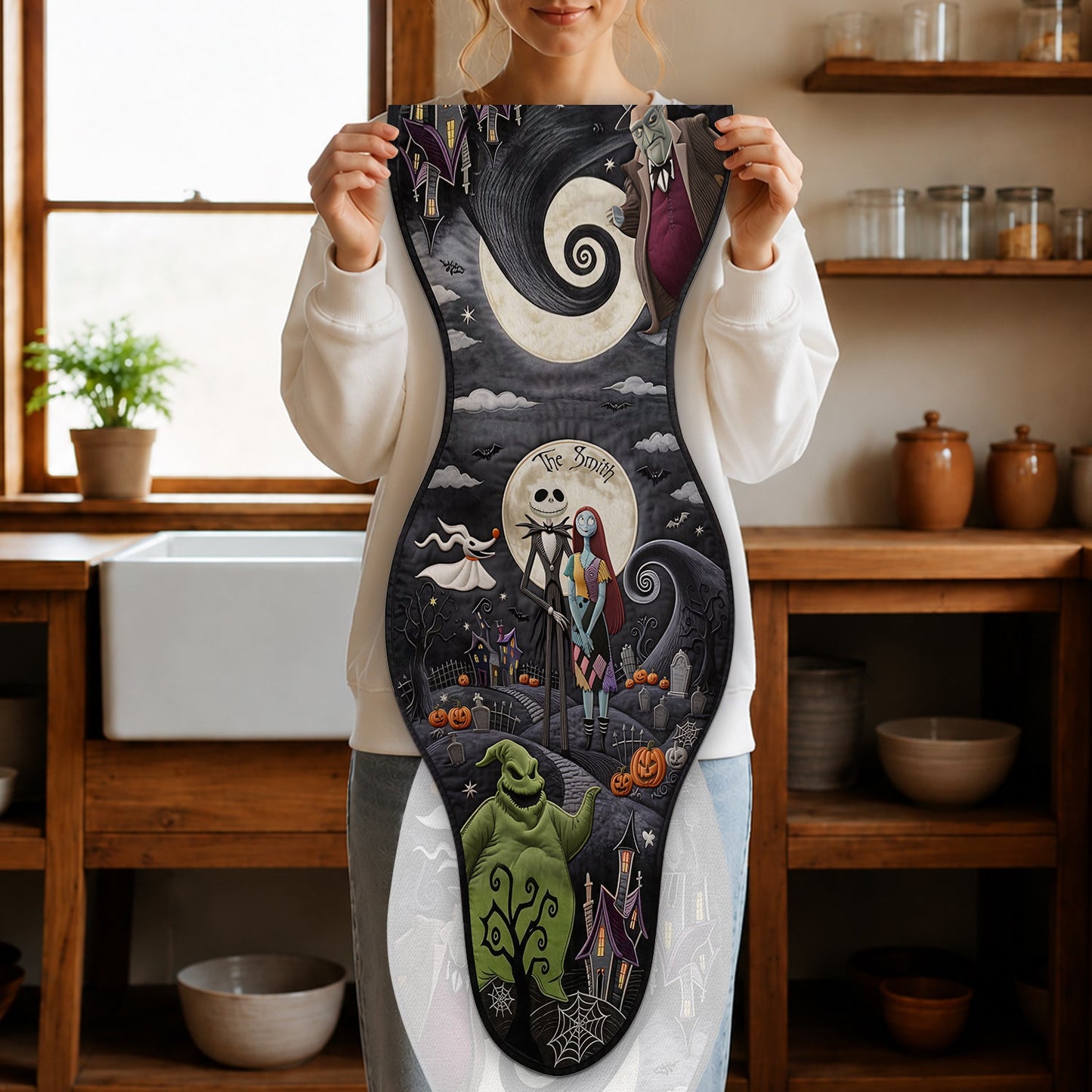 Halloween Nightmare - Personalized Nightmare Custom Shape Table Runner