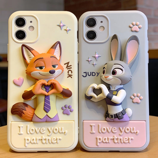 I Love You - Personalized Couple Full Print Phone Case