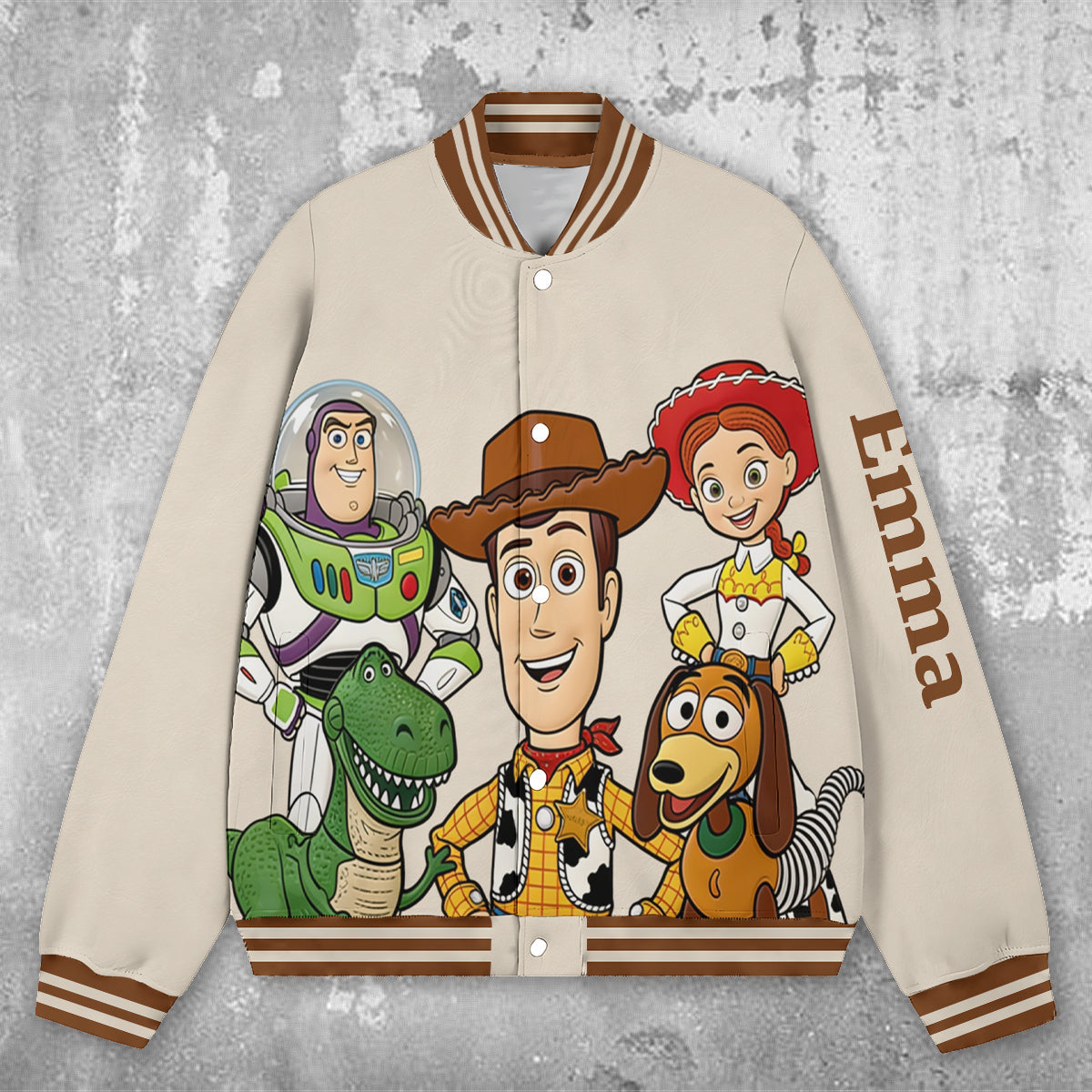 Buddy Toy - Personalized Movie For Kids Varsity Jacket