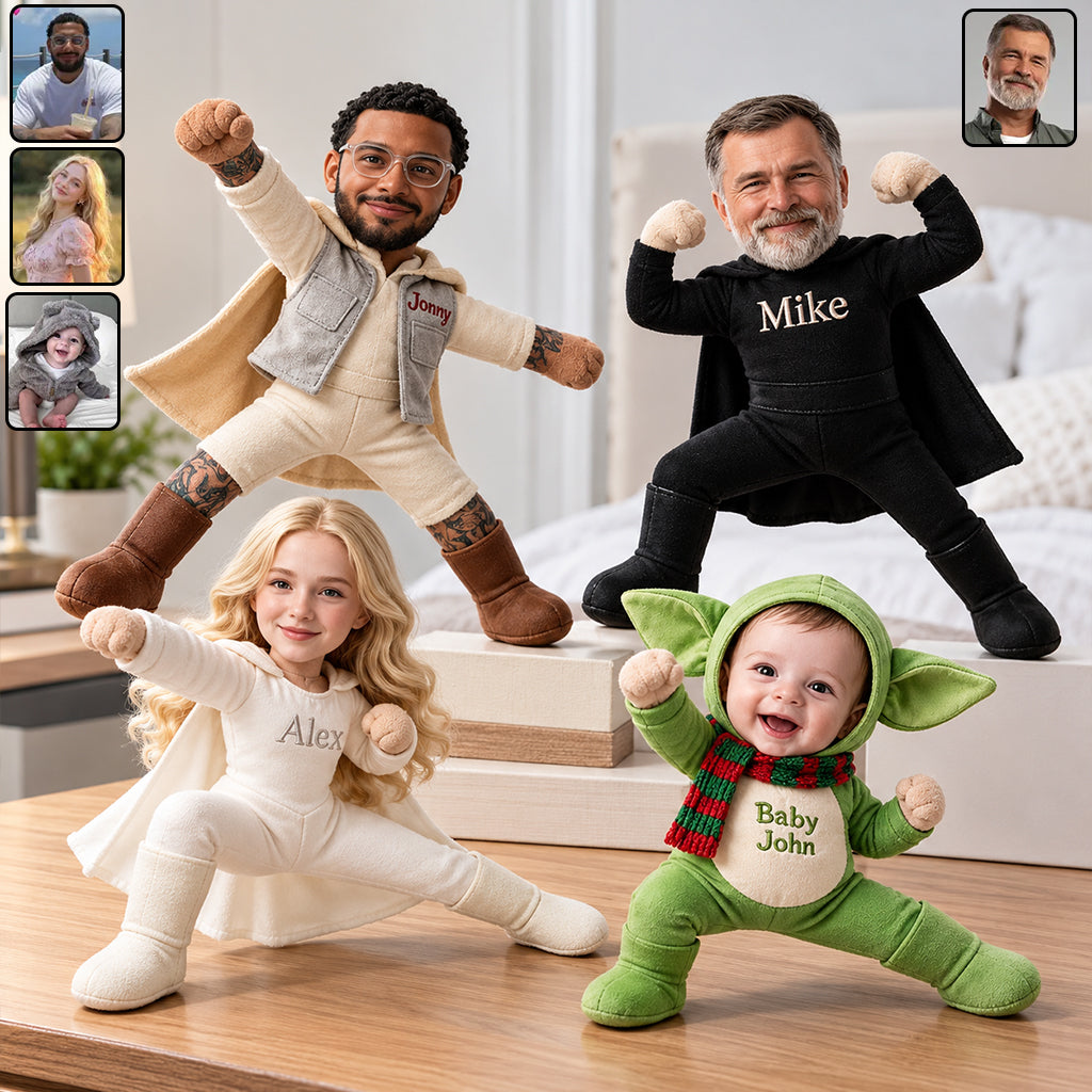 Funny Star Crew Doll - Personalized The Force Posable Plush Doll