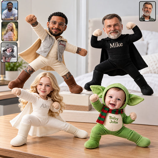 Funny Star Crew Doll - Personalized The Force Posable Plush Doll