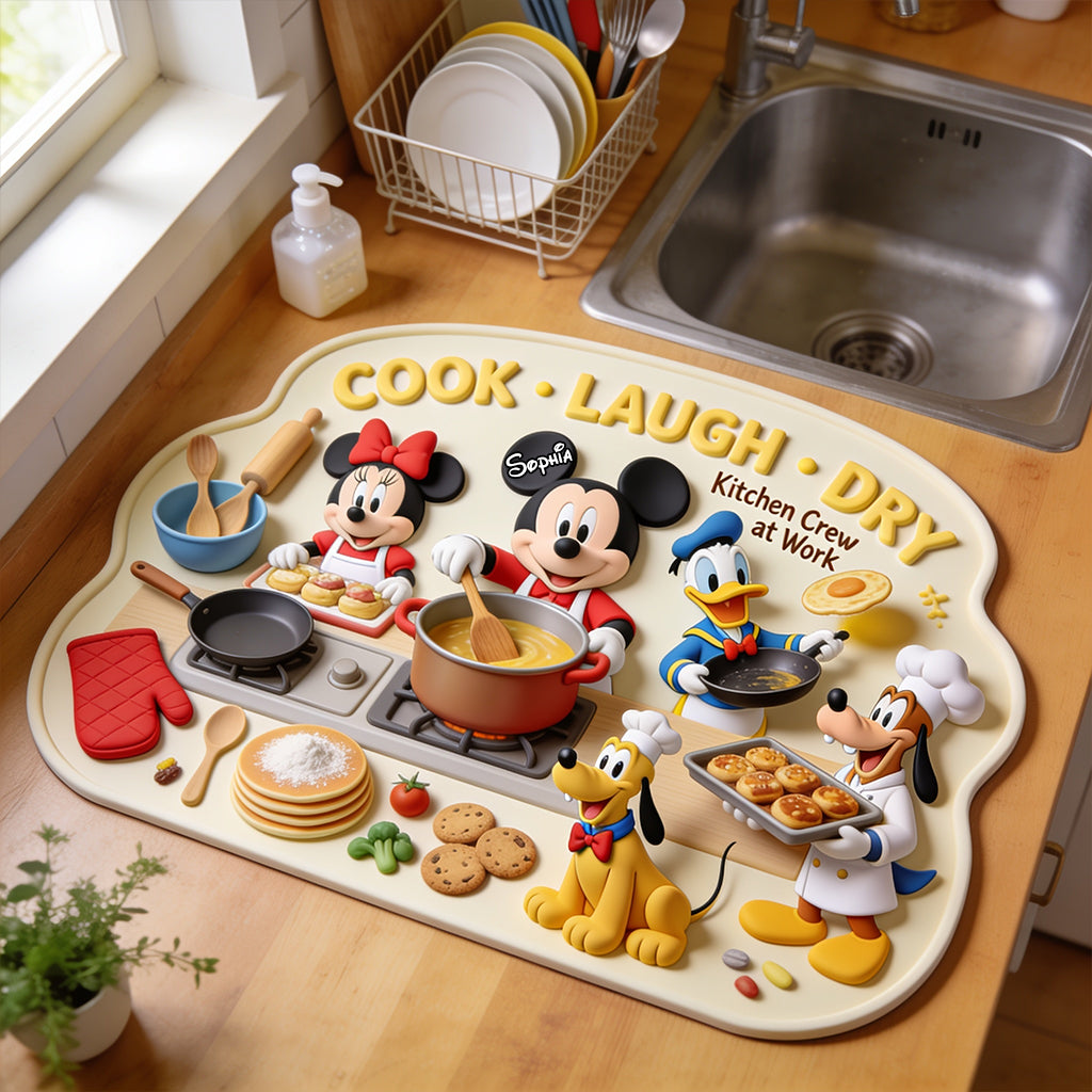 Magical Kitchen - Personalized Mouse Drying Mat