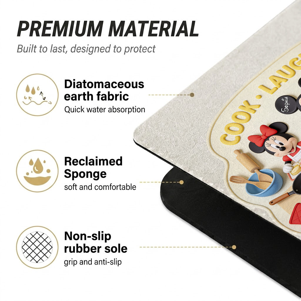 Magical Kitchen - Personalized Mouse Drying Mat