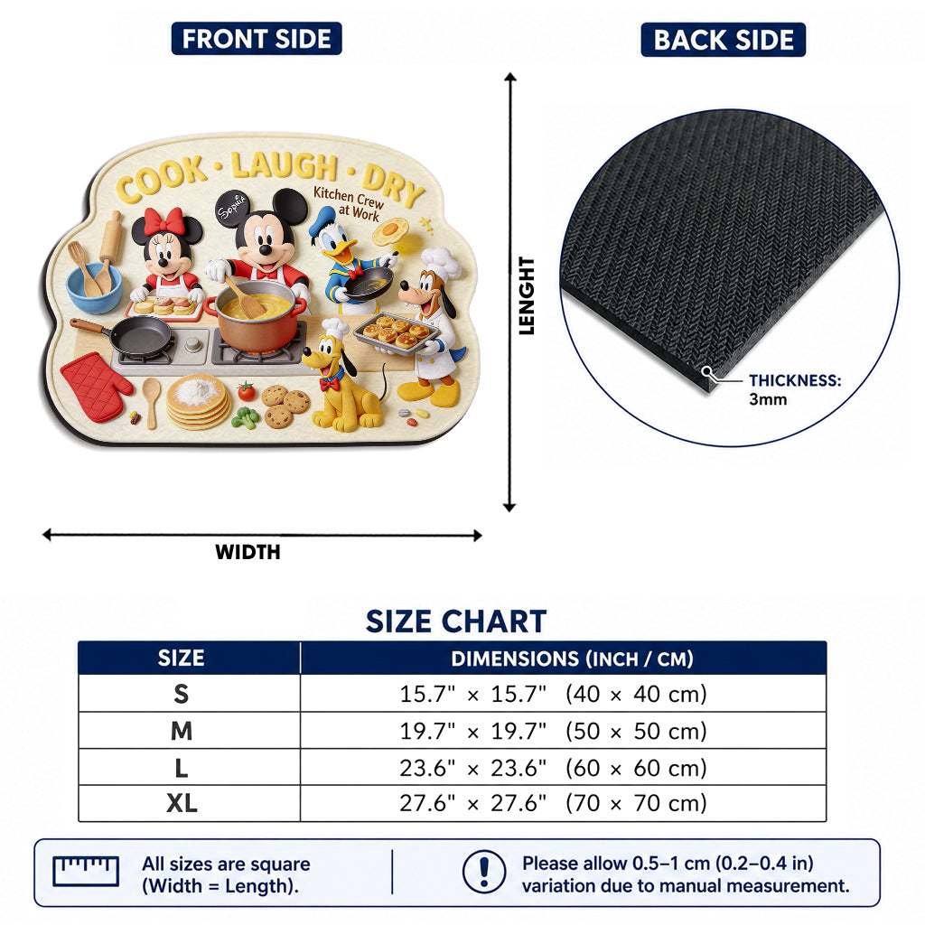 Magical Kitchen - Personalized Mouse Drying Mat