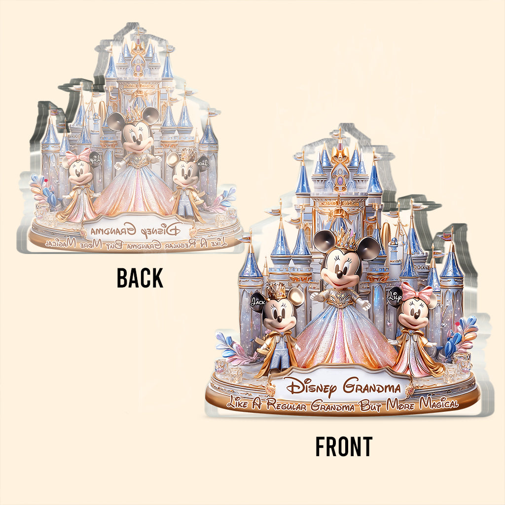 Magic Grandma - Personalized Mouse Custom Shaped Acrylic Plaque