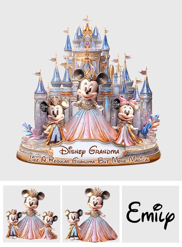 Magic Grandma - Personalized Mouse Custom Shaped Acrylic Plaque