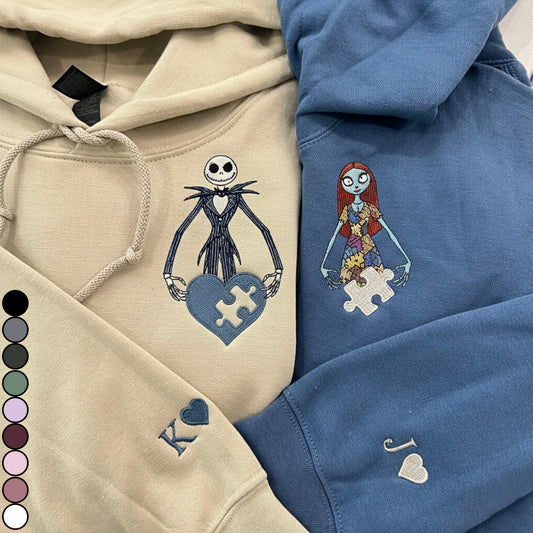 Nightmare Couple Matching Hoodie - Personalized Nightmare All Over Shirt