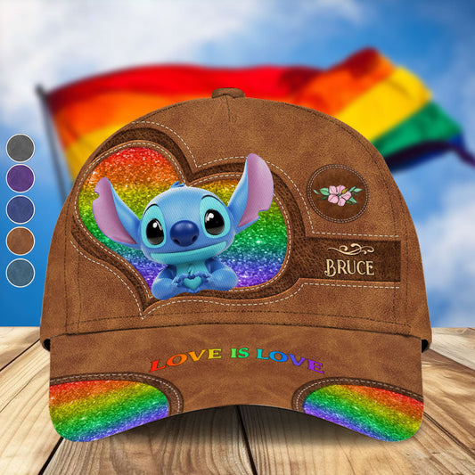 Love Is Love - Personalized LGBT Support Classic Cap