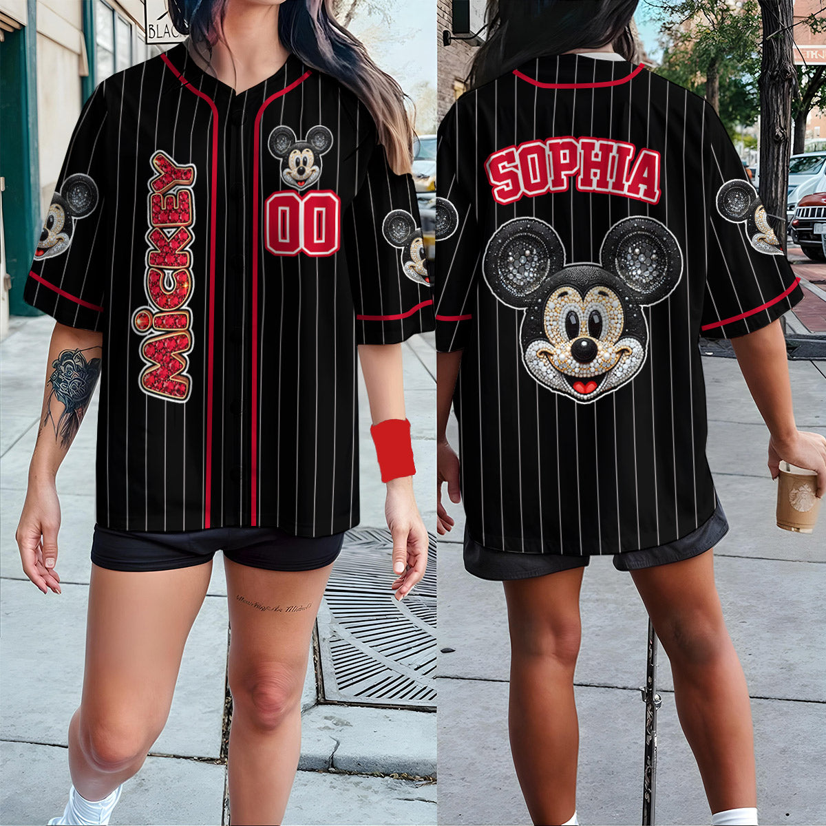 Magical Moments - Personalized Mouse Baseball Jersey