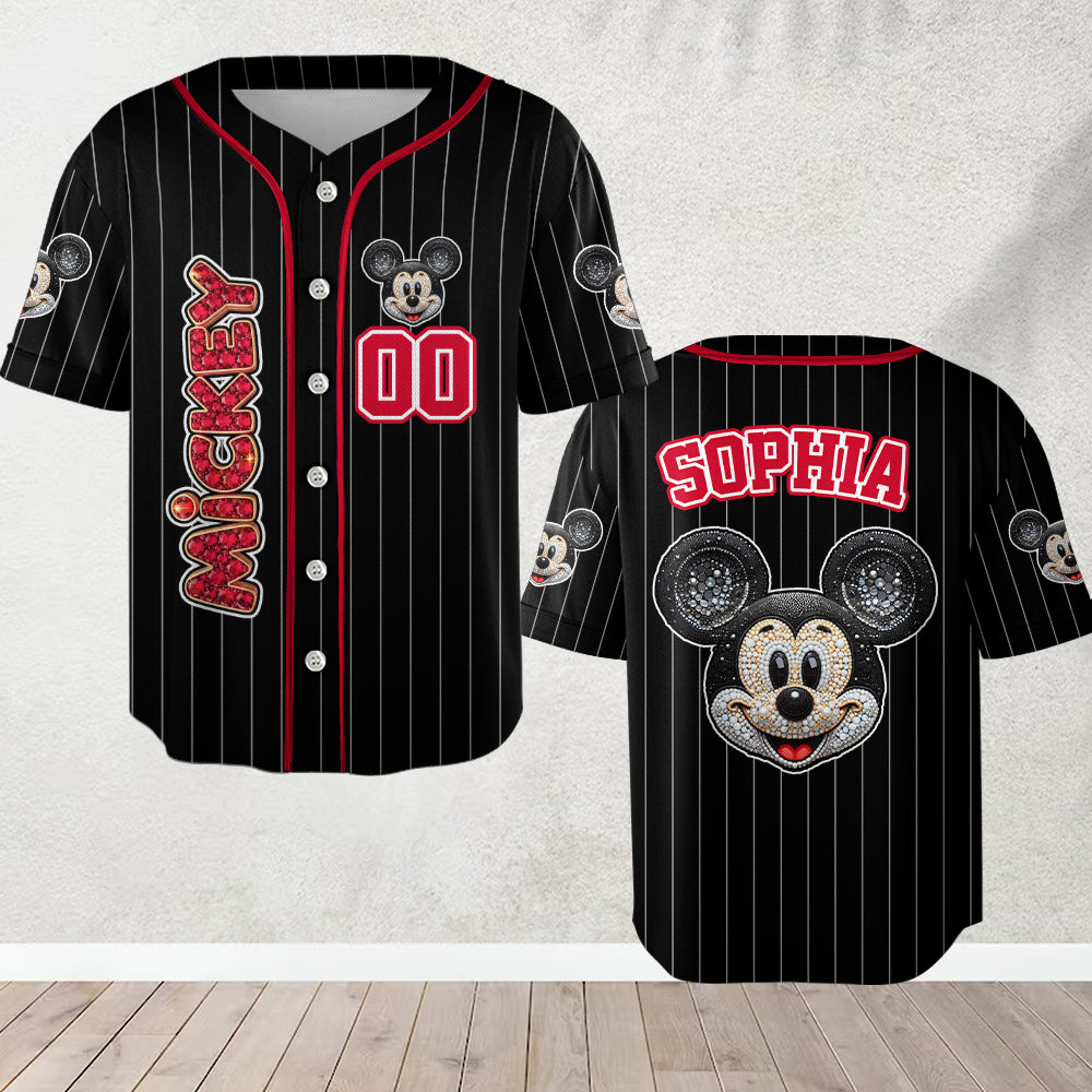 Magical Moments - Personalized Mouse Baseball Jersey