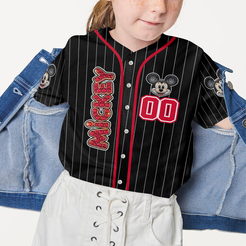 Magical Moments - Personalized Mouse Baseball Jersey