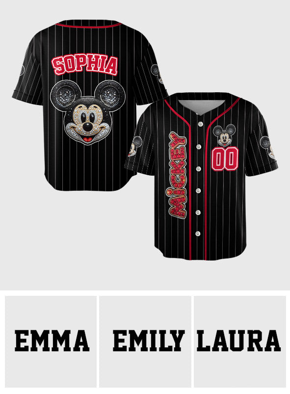 Magical Moments - Personalized Mouse Baseball Jersey