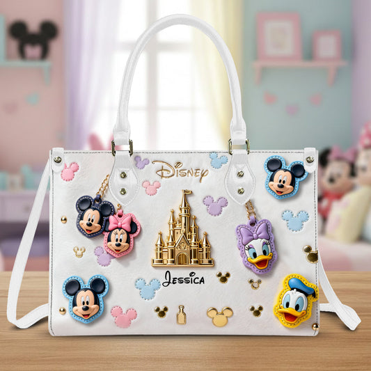 Friends - Personalized Mouse Leather Handbag
