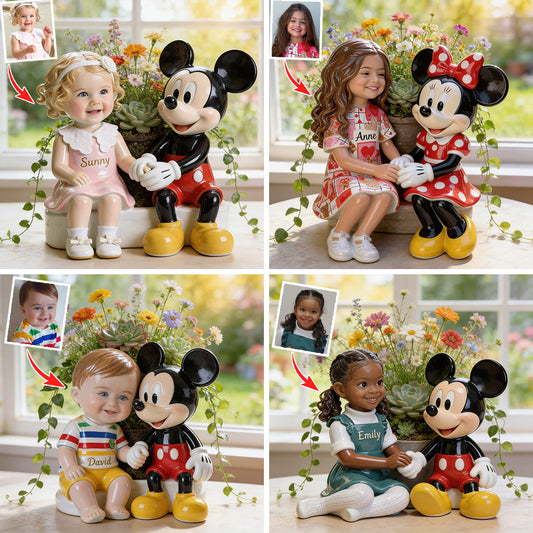 Magical Friends - Personalized Mouse Acrylic Pot