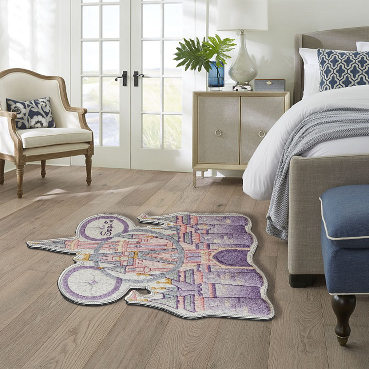 Magical Castle - Personalized Mouse Non-Slip Tufted Rug