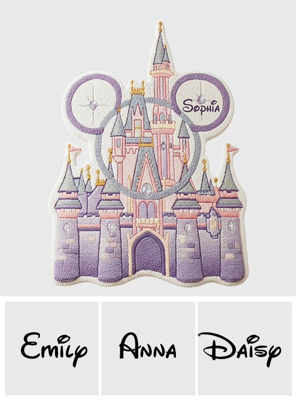 Magical Castle - Personalized Mouse Non-Slip Tufted Rug