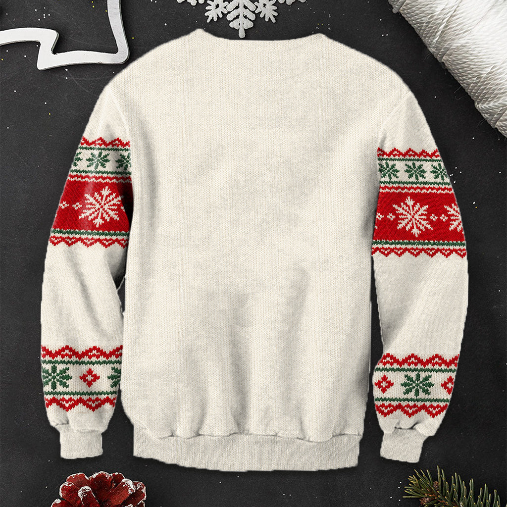 Christmas Vibes - Personalized Mouse Ugly Sweater