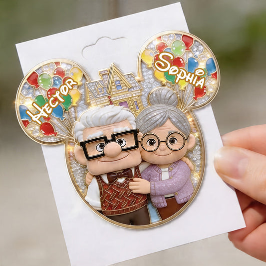 My Greatest Adventure - Personalized Up Movie Couple Pin