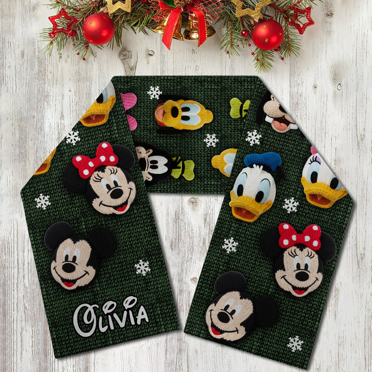 Magical Friends - Personalized Mouse Knitted Scarf