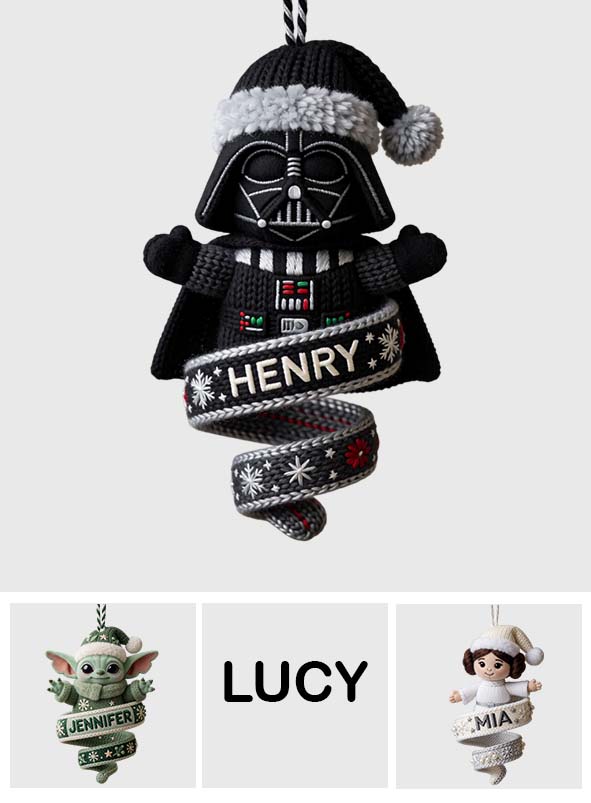 Merry Christmas - Personalized The Force Plush Ornament