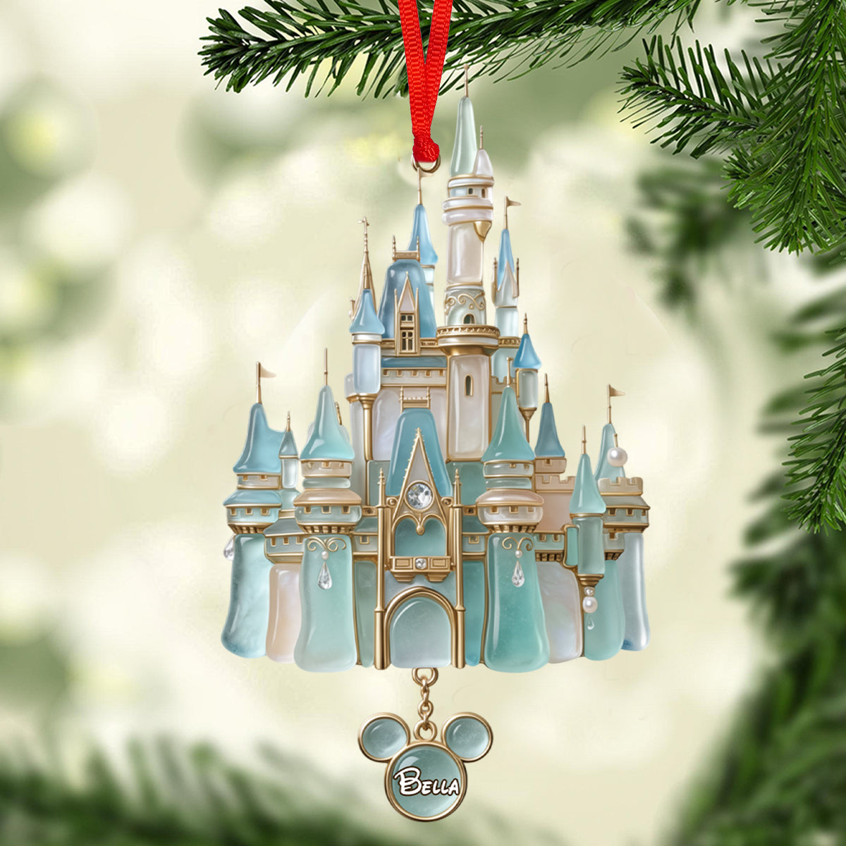 Magical Xmas - Personalized Dream Trip Ornament With Charm
