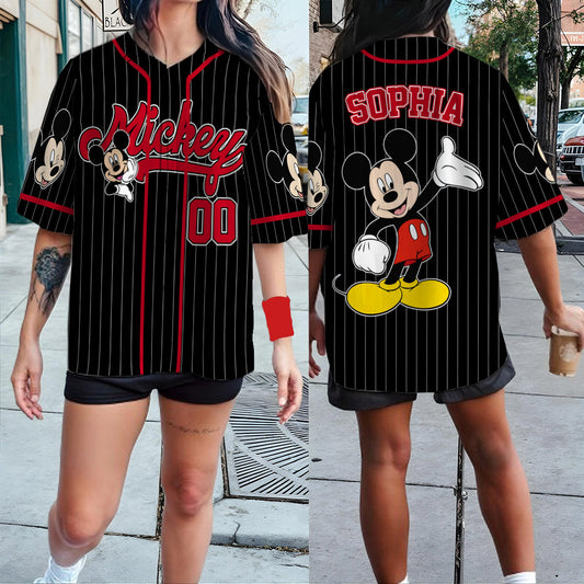 Magical Moments - Personalized Mouse Baseball Jersey