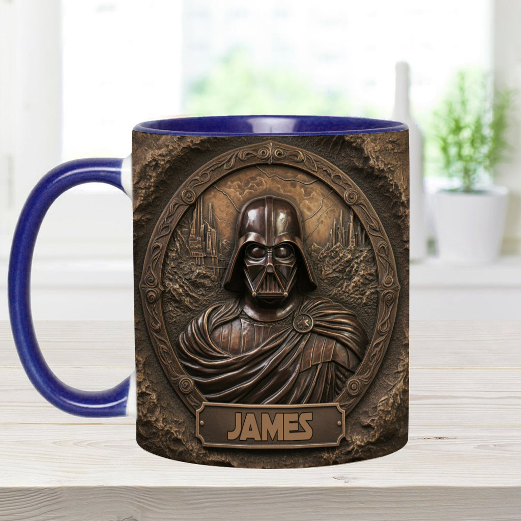 Welcome To The Dark - Personalized The Force Accent Mug