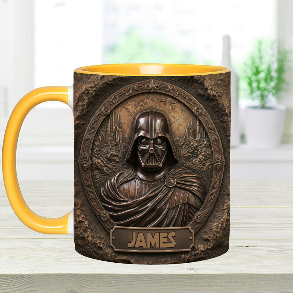 Welcome To The Dark - Personalized The Force Accent Mug