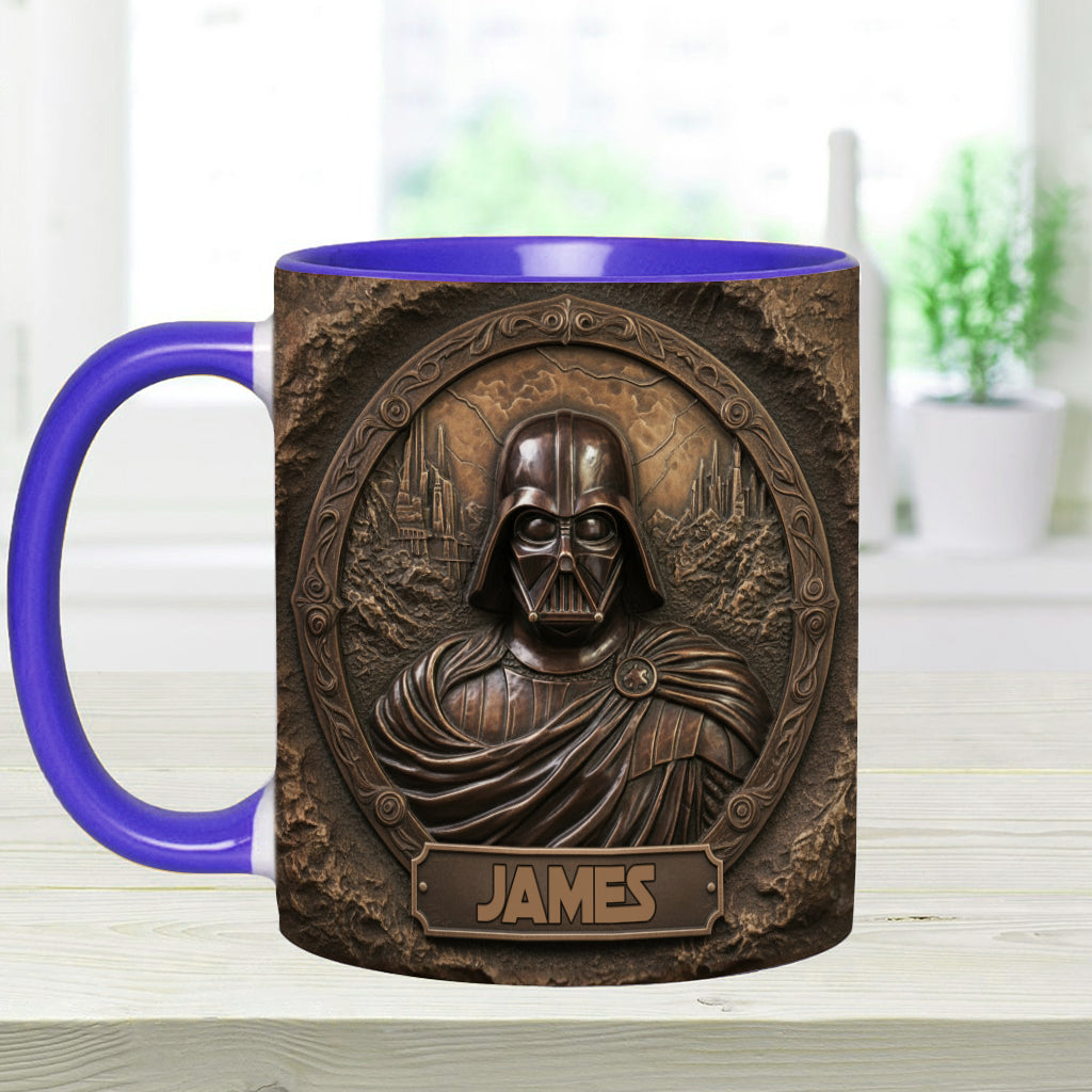 Welcome To The Dark - Personalized The Force Accent Mug