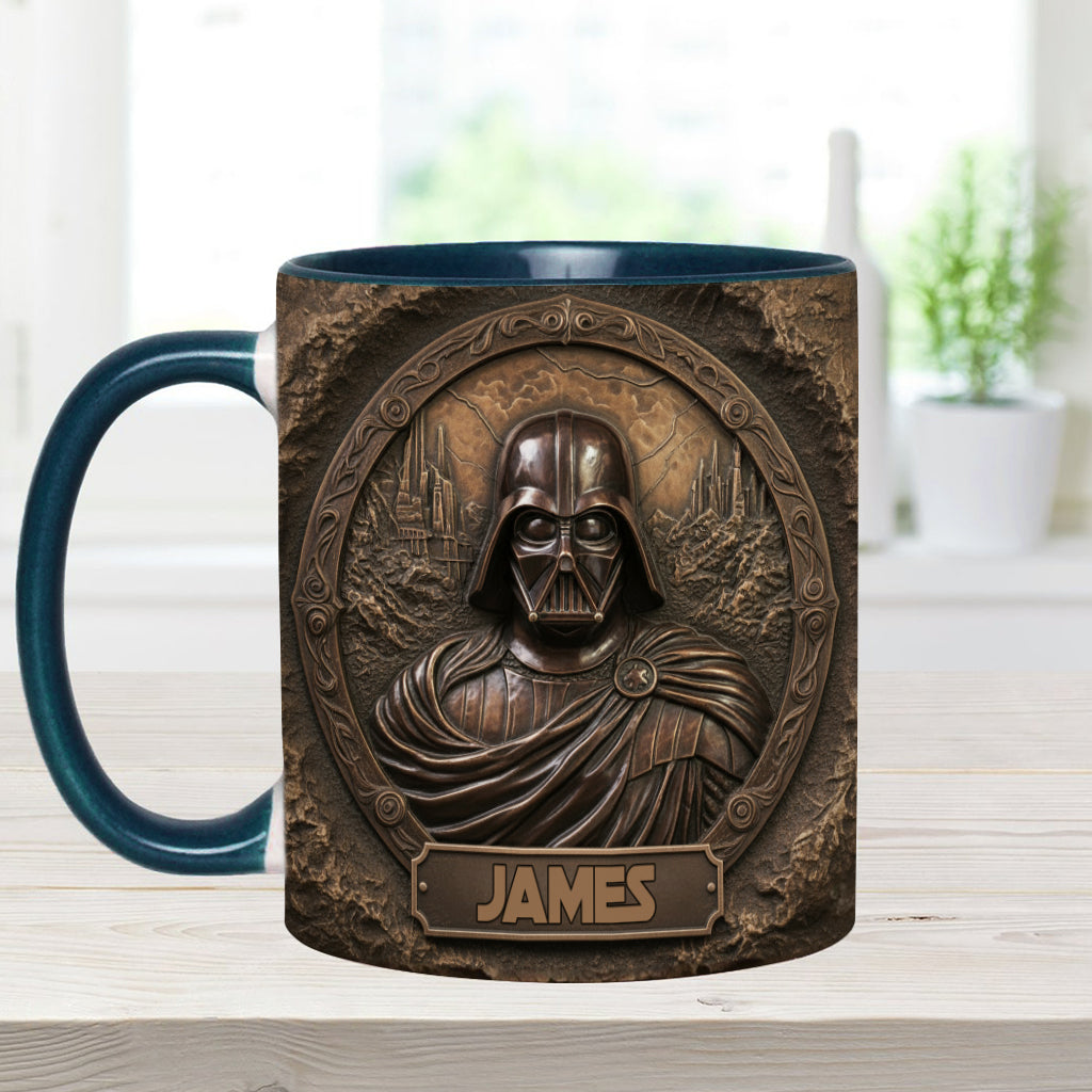 Welcome To The Dark - Personalized The Force Accent Mug